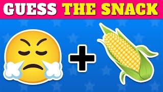 Guess The SNACK & JUNK FOOD By Emoji  | Emoji Quiz 2024