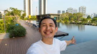 What's it like living in a HUGE new condo in Singapore | Clavon 4 + study | Clementi