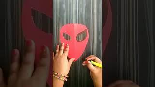 Holiday Homework Superhero/superkids mask activity Spiderman mask #spidermanmask #easycraft