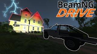 This Map has a Ghost Car & Haunted House! - BeamNG Drive Gameplay - Scary Map