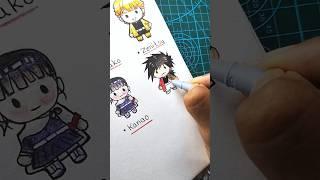 How to draw - Giyu sticker from Demon slayer #kanao #demonslayer #shorts #viralshorts