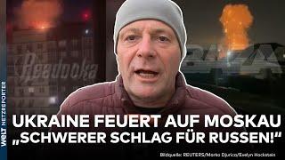 PUTINS KRIEG: Massiver Angriff auf Moskau! Ukraine feuert hunderte Drohnen auf Russland ab