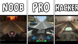 NOOB vs PRO vs HACKER - Traffic Rider