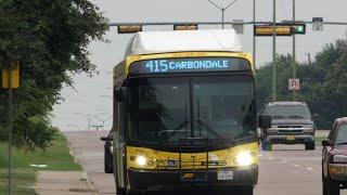 DART DALLAS AREA RAPID TRANSIT NABI 40LFW BUS 41062 ON THE 415 TO SOUTHWEST CENTER MALL