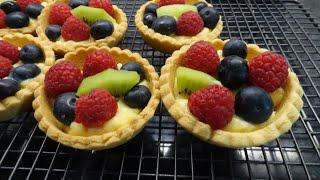 Fresh Fruit & Custard Tarts