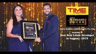 Metro Realities Awarded as "Best Real Estate Developer in Nagpur"