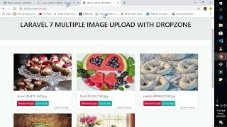 HOW TO CREATE LARAVEL 7 MULTIPLE & SINGLE IMAGE UPLOAD WITH DROPZONE STEP BY STEP  FREE SOURCE CODE