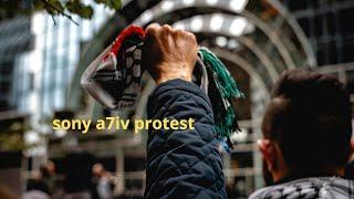 INTENSE Palestine Protest in Chicago | POV Photography with Sony A7IV