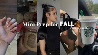 mini prep for fall: nails, candles, shopping, fall drink, hair, & more!