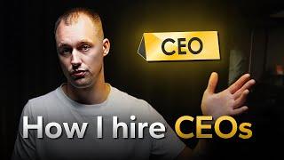 How To Hire a CEO For Your Business