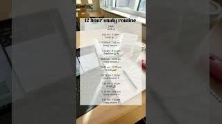 Study  routine for all