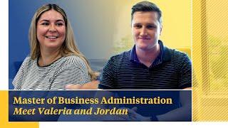 Meet Valeria & Jordan | MBA at Marquette University Graduate School of Management