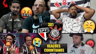 REAÇÕES dos CORINTIANOS FURIOSOS com a DERROTA - SÃO PAULO 3X1 CORINTHIANS [REACT BRASILEIRÃO 2024]