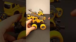 Construction Toys Vehicles Set JCB Backhoe Bulldozer Scavator Road Roller Dump Truck