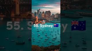 TOP 100 Most Visited Cities in the World ️ #cities #top100 #phonk #warning