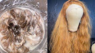 How to do bleach bath method| water color black hair