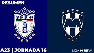 Resumen y Goles | Pachuca vs Rayados | Liga BBVA MX | Apertura 2023 - Jornada 16