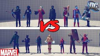 MARVEL Team vs DC Team | TABS - Totally Accurate Battle Simulator