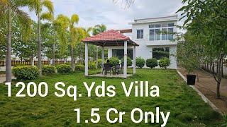 1200 Sq.yards Duplex Villa For Sale In Gated community Hyderabad