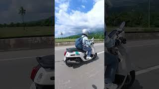 Fazzio on the way to Dingalan #shorts #youtubeshorts  #yamaha #fazzio #ladyrider #motorcycle #scooty