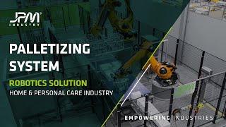 JPM Industry - Palletizing System - Robotics Solution