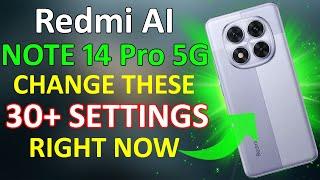 Redmi Note14 Pro 5G 30+ Hidden Settings To Change  Battery Drain & Over Heating Problems Solved 