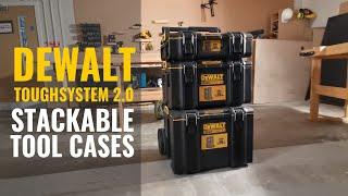 Dewalt ToughSystem 2.0 Stackable Tool Storage Cases