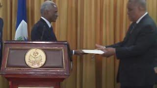 UN development specialist Garry Conille sworn in as Haiti's new PM