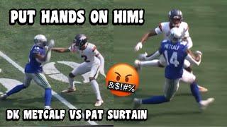 Patrick Surtain ‘LOCKED UP’ DK Mercalf!  (WR Vs CB) Broncos Vs Seahawks 2024 highlights