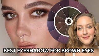 BEST Eyeshadow Colors for BROWN EYES