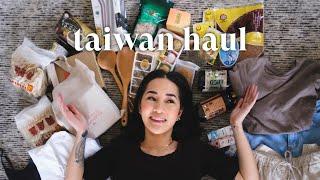 Taiwan Haul | clothing, beauty products, home supplies, food & snacks