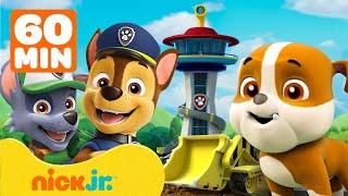 Rubble Joins the PAW Patrol! w/ Marshall & Chase | 1 Hour Compilation | Rubble & Crew