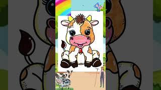 Cow in Easy Steps link in DC #anythinginstantly #viral #shorts #trending #draw #arts #satisfying