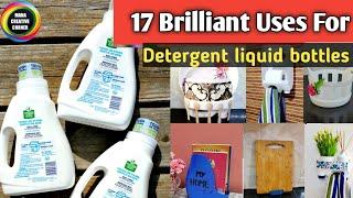 17 Brilliant Ways to Reuse Empty Detergent Bottles | 17 Clever ways to repurpose Detergent bottles