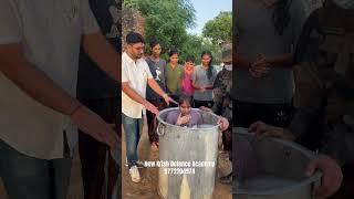 बर्फ़ में लड़की ।New Krish Defence Academy