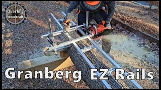 First Cut with Granberg EZ Rails and Alaskan Chainsaw Mill