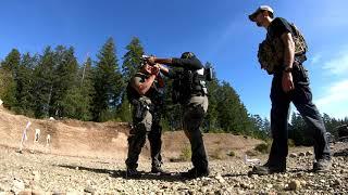 Pistol work on the range