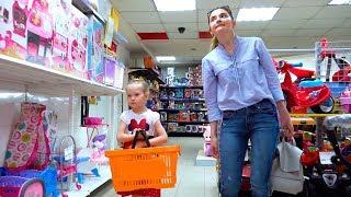 NastyaPlay and Mom doing Shopping in Toy Store