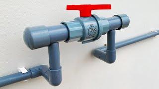 Few people know this secret! simple 3 in 1 plumbing repair idea from PVC, cement