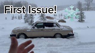 Fixing My Volvo 240: First Problem + New Car and Snow Drifting!