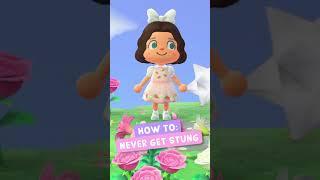 How to never get stung by wasps in Animal Crossing New Horizons #shorts