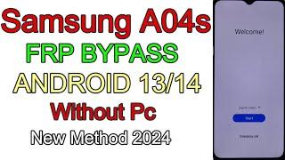 Samsung Galaxy A04s FRP/Google Account Lock Remove Without Pc | Samsung frp bypass *#0*# not working