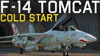 DCS World F-14A & F-14B Tomcat Cold Start Tutorial!