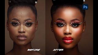 How To Retouch Skin In 10 Minutes for Beginners Using Frequency Separation | Photoshop Tutorial