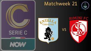 Virtus Entella vs Rimini F.C. 1912 | Serie C | LIVE