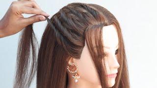 3 surprising open hairstyle for traditional wear | easy hairstyle