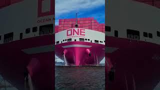 Mega Max Container Ship Maiden Voyage - ONE INNOVATION