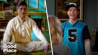 Jason pretending to be Jianyu but failing for 20 minutes | The Good Place