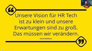 AI Tech Talk - The Role of AI in HR  - Impulsvortrag Daniel Mühlbauer