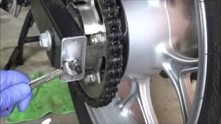 Honda NC 750X Chain Adjustment and Lube